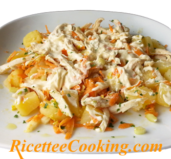 Insalata di pollo e maionese